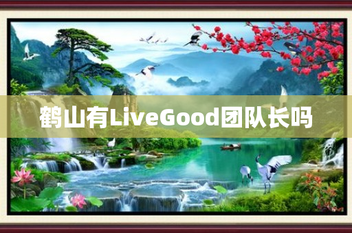 鹤山有LiveGood团队长吗