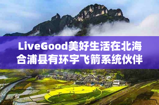 LiveGood美好生活在北海合浦县有环宇飞箭系统伙伴吗